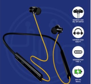 BLUETOOTH NECKBAND WITH MAGNETIC ON-OFF